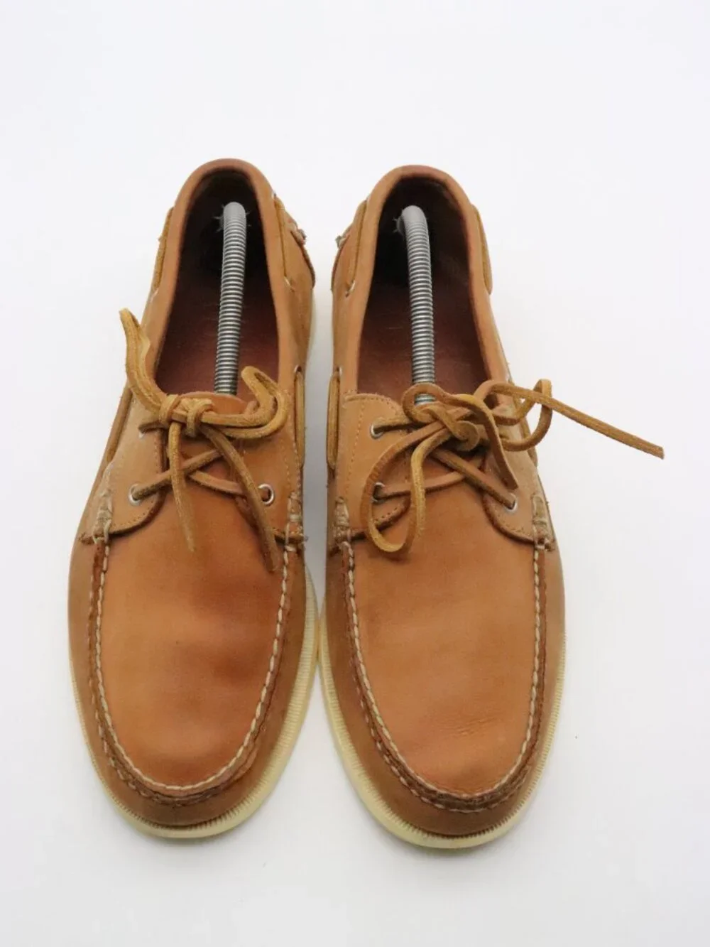 Allen Edmonds Maritime Boat Shoes Men's Size 10.5 D Brown Leather Moc Slip-On